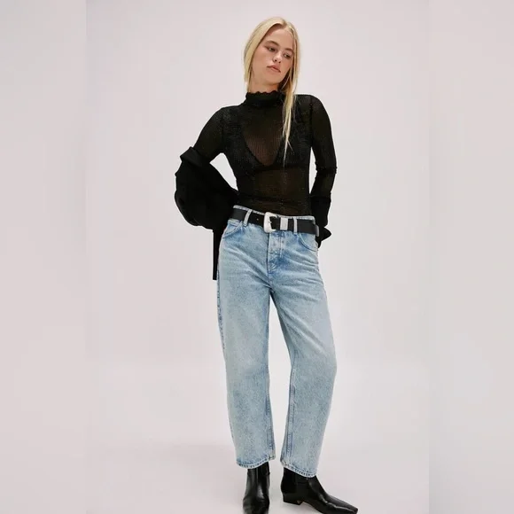 Free People - Embellished Dance All Night Long Sleeve Top - NWT - Size XS - Picture 3 of 9